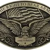 Montana Silversmiths 2nd Amendment Series Attitude Western Belt Buckle A877