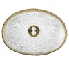 Montana Silversmiths Engraved Initial O Medium Oval Buckle
