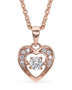 Montana Silversmiths Let's Dance A Little Dance Heart Necklace