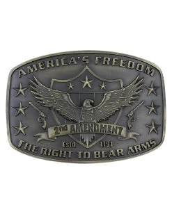 Montana Silversmiths 2nd Amendment Heritage Buckle