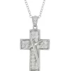 Montana Silversmiths Ribboned Cross Necklace