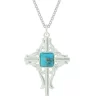 Montana Silversmiths Womens Gates Of The Mountains Cross Necklace