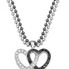 Montana Silversmiths Double Heart Pendant Necklace
