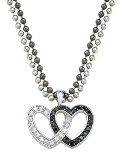Montana Silversmiths Double Heart Pendant Necklace