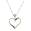 Montana Silversmiths Womens Facets Of Love Heart Necklace
