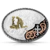 Montana Silversmiths Always In Faith Kneeling Soldier Buckle