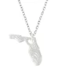 Montana Silversmiths Womens I Heart Florida State Necklace