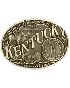 Montana Silversmiths Men's Kentucky Attitude Buckle