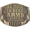 Montana Silversmiths Montanan Silversmiths Men's Right To Bear Arms Belt Buckle