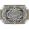 Montana Silversmiths Men's Silver Antiqued Celtic Knot Buckle