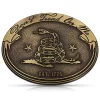 Montana Silversmiths Men's Don'e Tread On Me Gadsden Buckle