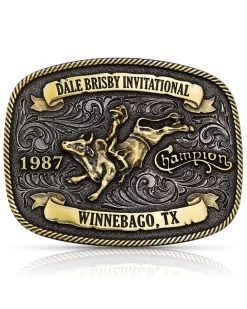 Montana Silversmiths Men's Dale Brisby Invitational 1987 Trophy Buckle