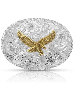 Montana Silversmiths Men's Classic Eagle Buckle
