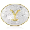 Montana Silversmiths Men's Yellowstone Dutton Ranch Belt Buckle