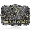 Montana Silversmiths Men's All Gave Some Remembrance Buckle