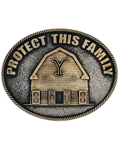 Montana Silversmiths Women's Yellowstone Protect Family Belt Buckle