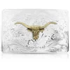 Montana Silversmiths Men's Longhorn Belt Buckle