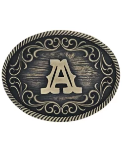 Montana Silversmiths Filigree Initial A Belt Buckle