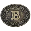 Montana Silversmiths Filigree Initial B Belt Buckle