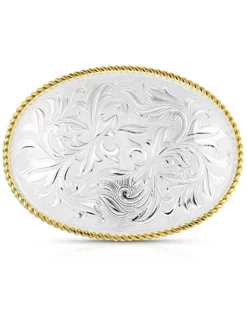 Montana Silversmiths Rosebud Legacy Classic Custom Buckle