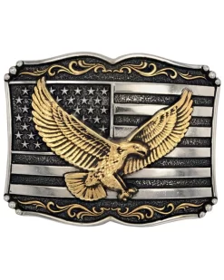Montana Silversmiths Soaring Liberty Attitude Buckle