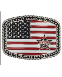 Montana Silversmiths PBR American Pride Belt Buckle