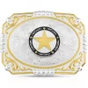 Montana Silversmiths Two-Tone Cowboy Cameo Star Belt Buckle