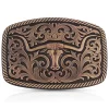 Montana Silversmiths Vintage Bronze Texas Longhorn Buckle