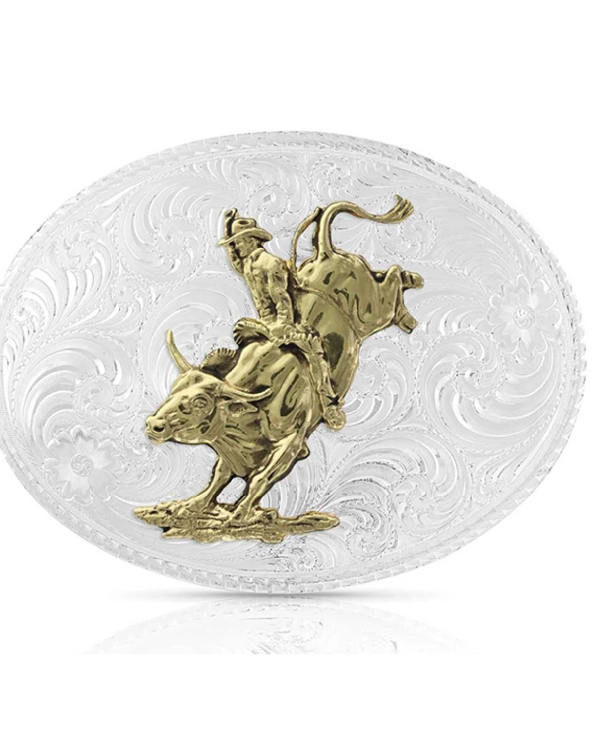Montana Silversmiths American Beauty Filigree Bull Rider Belt Buckle 1 Montana Silversmiths American Beauty Filigree Bull Rider Belt Buckle