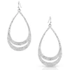 Montana Silversmiths Think Twice Teardrop Earrings