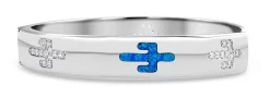 Montana Silversmiths Cactus Reflections Opal Hinged Bracelet