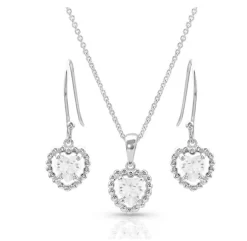 Montana Silversmiths Frozen Heart Jewelry Set