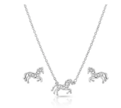 Montana Silversmiths All The Pretty Horses Jewelry Set