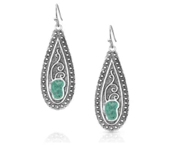 Montana Silversmiths Country Roads Turquoise Earrings