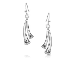 Montana Silversmiths Duo Horseshoe Nail Earrings