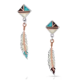 Montana Silversmiths American Legends Feather Earrings