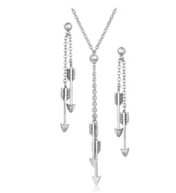 Montana Silversmiths Doubling Down Arrow Jewelry Set