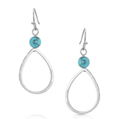Montana Silversmiths Down To Earth Teardrop Earrings