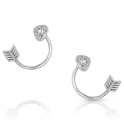 Montana Silversmiths Dosey Doe Silver Arrow Earrings