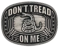 Montana Silversmiths Don't Tread On Me Roped Attitude Buckle