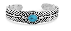 Montana Silversmiths Intuition Turquoise Cuff Bracelet