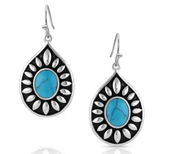 Montana Silversmiths Intuition Turquoise Earrings