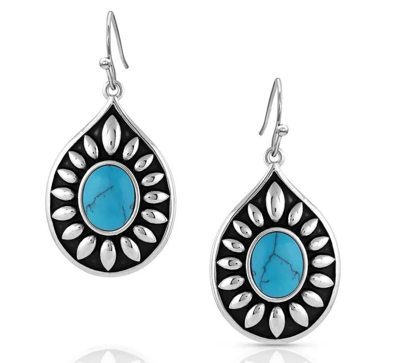 Montana Silversmiths Intuition Turquoise Earrings 1 Montana Silversmiths Intuition Turquoise Earrings