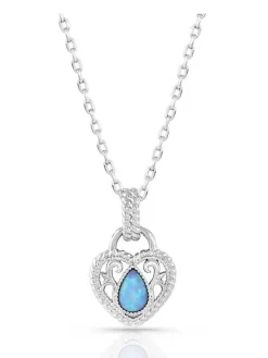 Montana Silversmiths Gleeful Heart Silver Necklace