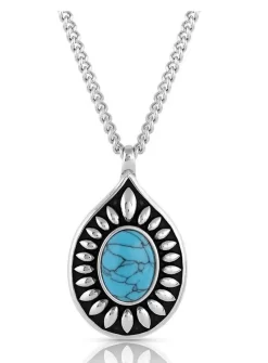 Montana Silversmiths Intuition Turquoise Pendant Necklace