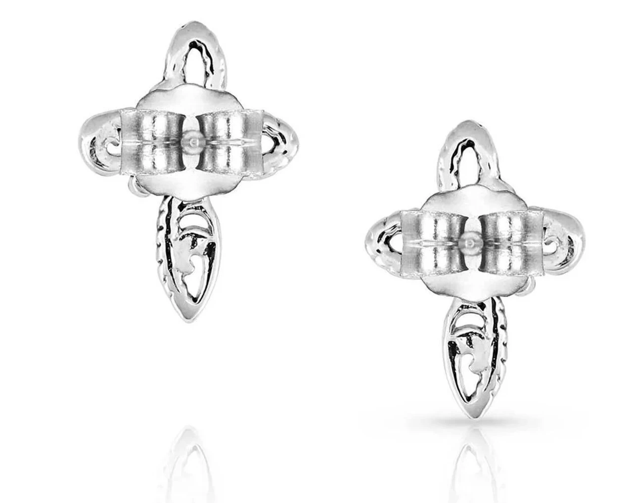 Montana Silversmiths Hold Steady Faith Cross Earrings 2 Montana Silversmiths Hold Steady Faith Cross Earrings - Image 2