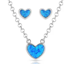 Montana Silversmiths Hidden Lake Glacial Pools Jewelry Set