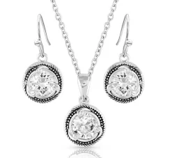 Montana Silversmiths Wild Stone Crystal Jewelry Set