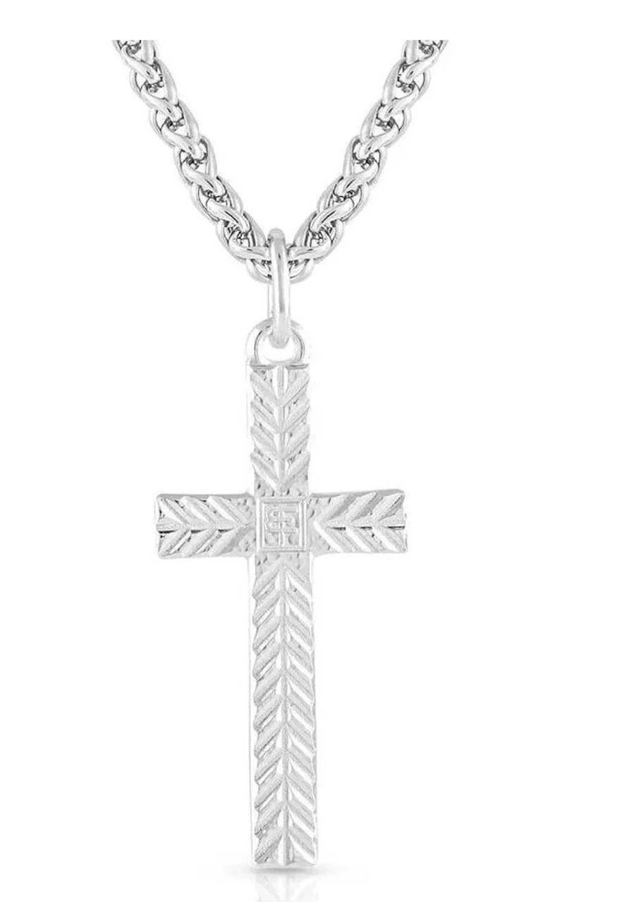 Montana Silversmiths Faith's Spirit Warrior Collections Cross Necklace 1 Montana Silversmiths Faith's Spirit Warrior Collections Cross Necklace