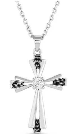 Montana Silversmiths Extended Faith Cross Necklace